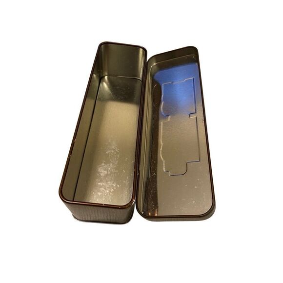 M&Ms Empty Collectible Tin Storage Container Brown - Picture 5 of 13